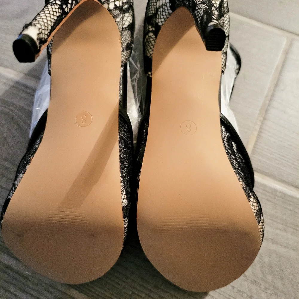 Sexy lace heels - Picture 4 of 4